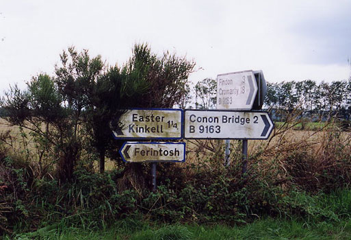 The signpost of Ferintosh